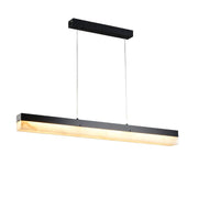 Alabaster Simple Linear Kitchen Island Chandelier - jchandelier