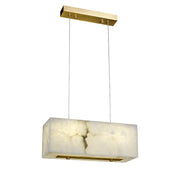 Alabaster Cuboid Dining Room Chandelier - jchandelier