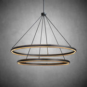 JC Vitas Two-Tier Round Chandelier 60"