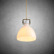 JC Miranda Modern Milk Glass Pendant Light