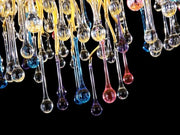 Ran Colorful Crystal Dining Branch Chandelier - jchandelier