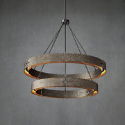 Veuvery Two-Tier Round Chandelier D 60"