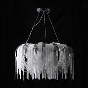 JC Liz Luxury Aluminum Chain Tassel Chandelier