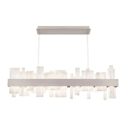 Alabaster Acropolis 46in LED Linear Chandelier