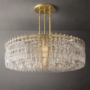 JC Margerie Modern Round Chandelier 48" For Living Room