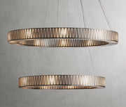 Jared Modern Round Two-Tier Chandelier 47", 60"