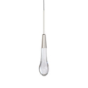 JC Raindrop Glass Solitaire Single Pendant Light