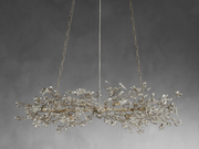 Eamon Crystal Flowers Creative Linear Chandelier 43", 68"