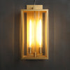 JC Belmont Outdoor Square Lantern Wall Sconce 21"