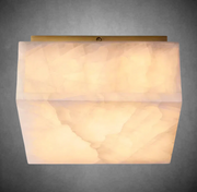 Rivaga Calcite Square Flushmount 6"10"14"