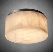 Rivaga Calcite Round Flushmount 6"10"14"