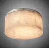 Rivaga Calcite Round Flushmount 6"10"14"