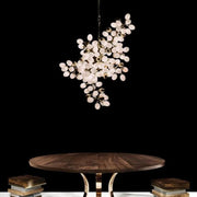 Pretty Grape Hanging Branch Chandelier Over kitchen Island - jchandelier