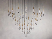 Soltaire Round Chandelier 58"W