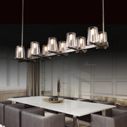 JC Kusea Glass Linear Chandelier 49", 60"