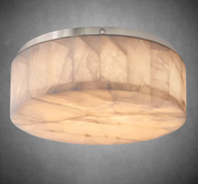 Rivaga Calcite Round Flushmount 6"10"14"