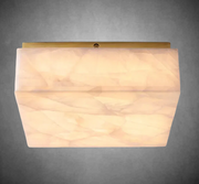 Rivaga Calcite Square Flushmount 6"10"14"