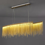 Alisa Luxury Length Chain Tassel Chandelier - jchandelier