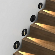 Aurelia Modern Round Indoor Step Lights Stair Wall Lamp