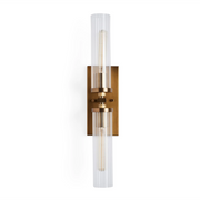 Celestia Modern Linear Glass Wall Sconces 2 Lights