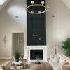 JC Delmar Series Glass Chandelier