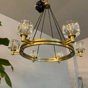 JC Delmar Series Glass Chandelier