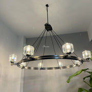 JC Delmar Round Chandelier 36"