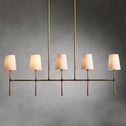 JC Rhodes Linear Chandelier 5 Light / 6 Ligth