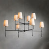 JC Rhodes 2-Tier Round Chandelier 48"