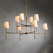 JC Rhodes 2-Tier Round Chandelier 48"