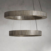 JC Jeunet 2-Tier Round Chandelier