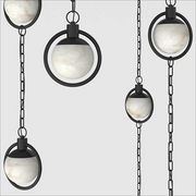 Tierna Alabaster Chandelier 2 Lights