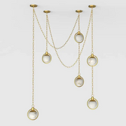 Tierna Alabaster Chandelier 4 Lights