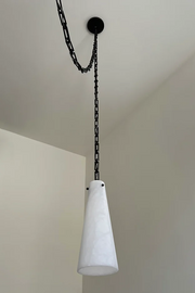 JC Alabaster Marble Modern Pendant Light