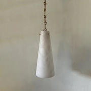 JC Lamont Alabaster Marble Modern Pendant Light