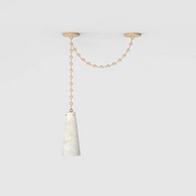 JC Lamont Alabaster Modern Pendant Light 1 Light