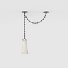 JC Alabaster Modern Pendant Light 1 Light