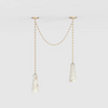 JC Lamont Alabaster Modern 2-Light Marble Chandelier