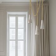 JC Alabaster Modern 3-Light Marble Chandelier