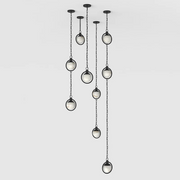 Tierna Alabaster Chandelier 5 Chains