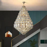 Extra Large D47.2â€?H70.9â€?Luxury Modern Chandeliers For Hotel Lobby Hallway Foyer / Staircase Living Room