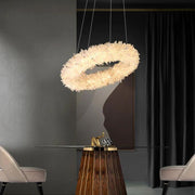 Rock Crystal Round Modern Chandelier - jchandelier