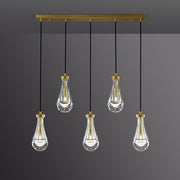 JC Raindrops Rectangle Chandelier