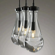 Raindrop Linear Chandelier 3-Light 22"