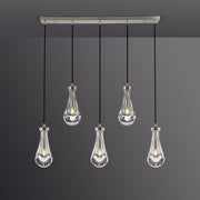 JC Raindrops Rectangle Chandelier