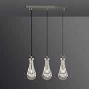 JC Raindrops Rectangle Chandelier