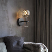 Bille De Crystal Glass Short Wall Sconce