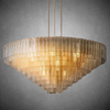 Sirena Clear Round Chandelier 65"