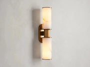 Harlin 2-Light Wall Sconce in Alabaster