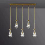 Raindrop Linear Chandelier 5-Light 36"